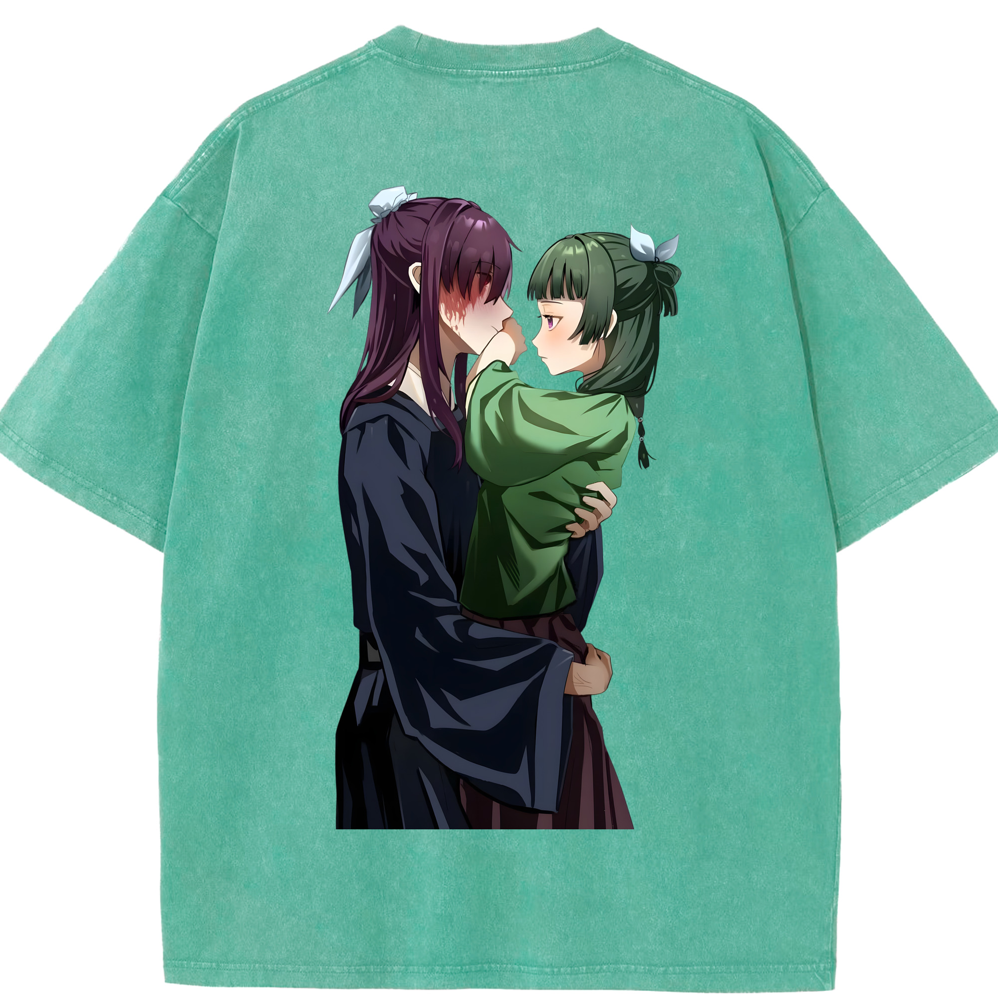 （画像用） 薬屋のひとりごと The Apothecary Diaries 綿100% ヴィンテージ風 半袖Tシャツ（背面プリント）